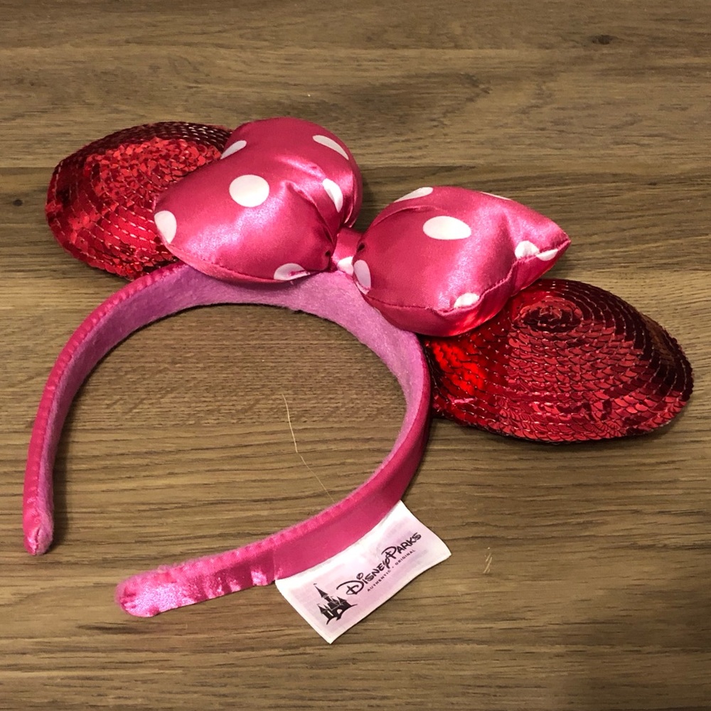 Minnie Mouse Pink Sequin Ears